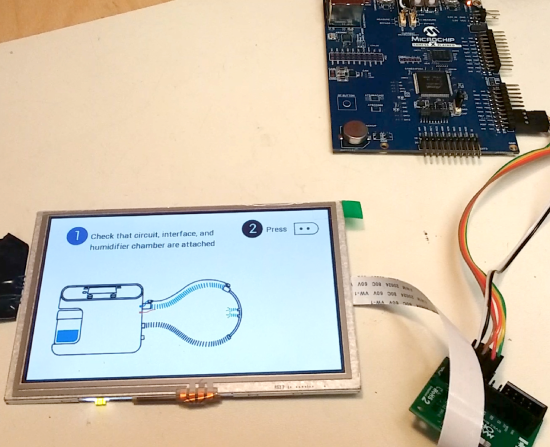 GUI for CPAP Device
